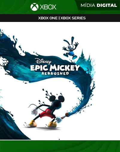 Disney Epic Mickey Rebrushed - Xbox One / XS - Mídia Digital