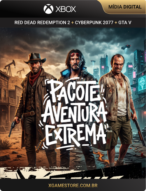 Pacote Aventura Extrema - 3 Jogos Inclusos