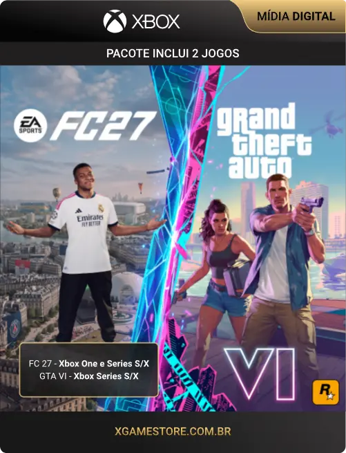 Pacote GTA VI + FC 27 - 2 Jogos Inclusos