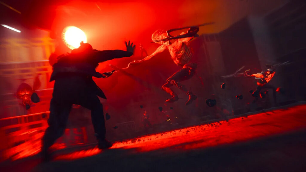 Cena de combate em Control Resonant