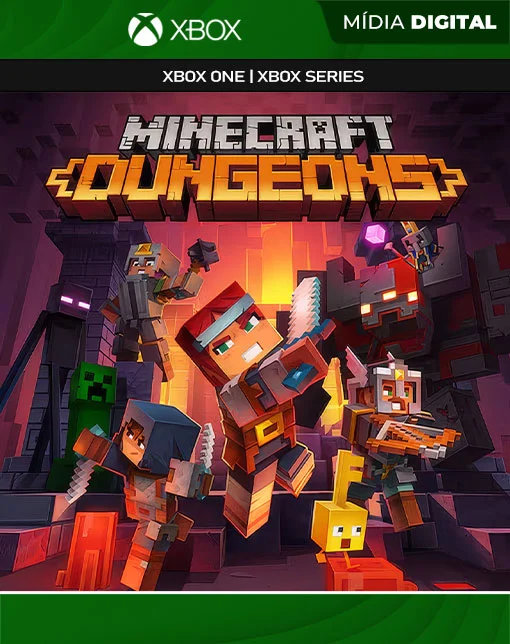 Minecraft Dungeons Xbox One / XS Mídia Digital