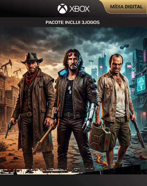 Pacote Aventura Extrema - 3 Jogos Inclusos