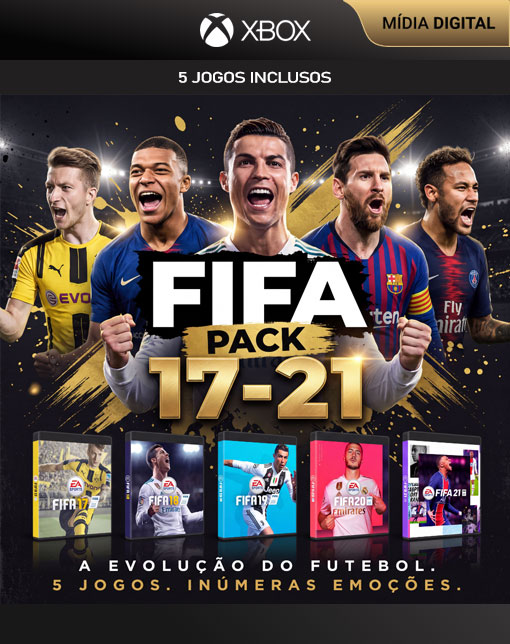 Pacote Fifa Legacy - 5 Jogos Inclusos