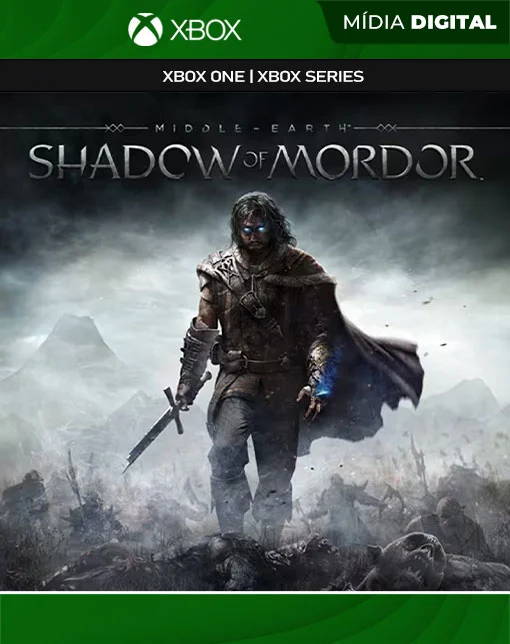 Terra média Sombras de Mordor Xbox One / XS Mídia Digital