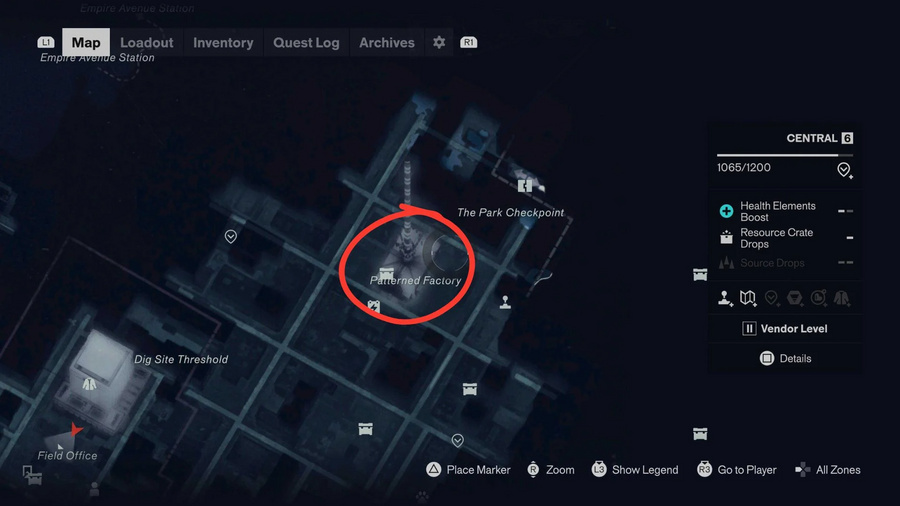 Localizacao da Fabrica Padronizada em Control Resonant