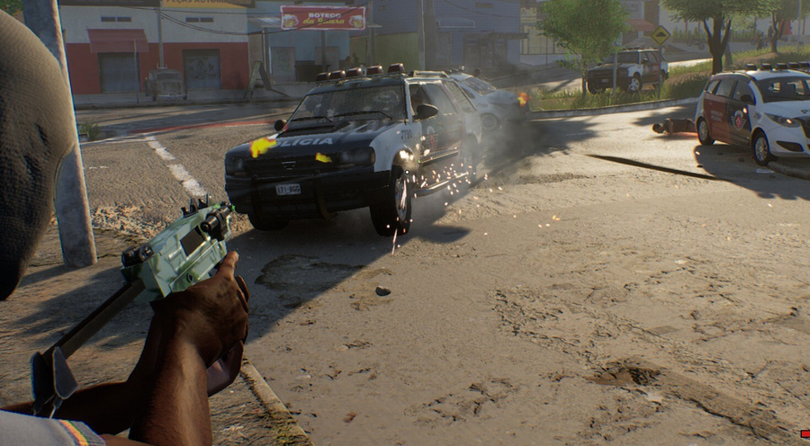 Cena do jogo 171, o GTA brasileiro
