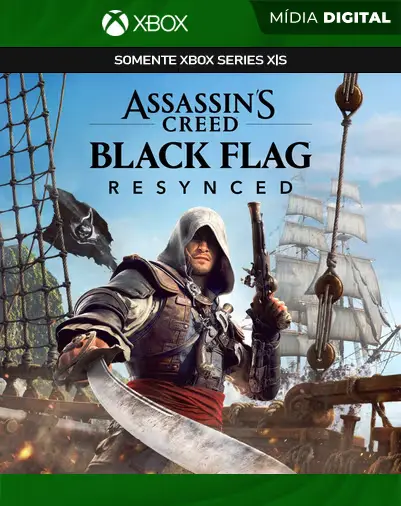 Assassin’s Creed Black Flag Resynced Xbox Series S/X Mídia Digital