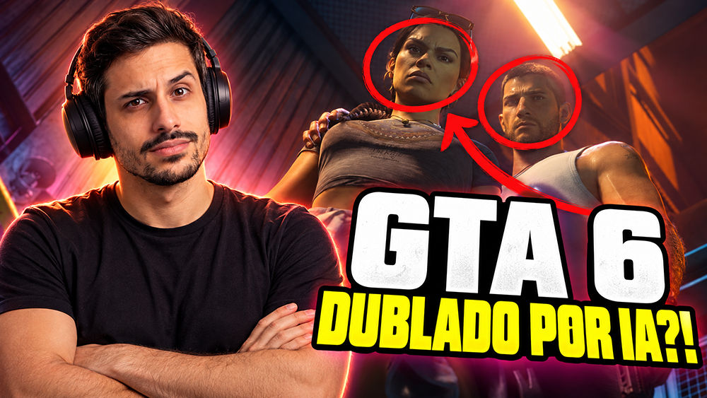 GTA 6 dublado por IA: eu fiz o teste que a Rockstar não quis fazer
