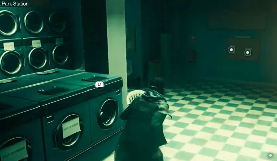 Pistas na parede da Lavanderia do Centro em Control Resonant