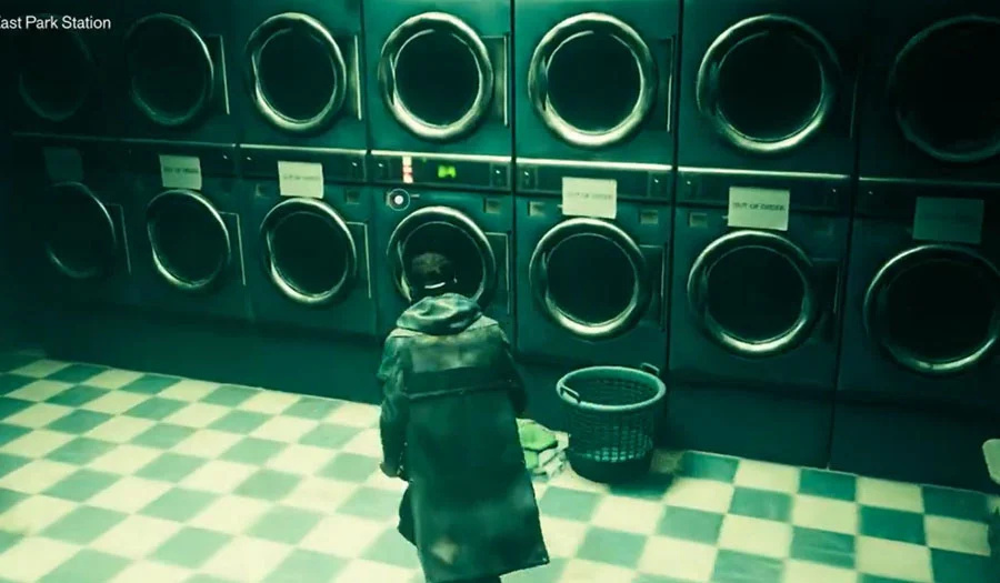 Fileiras de maquinas de lavar em Control Resonant
