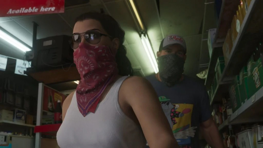 Jason e Lucia durante um assalto no GTA 6